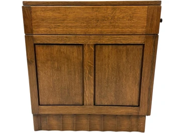 Art Deco Amsterdamse School Desk by Hildo Krop for Gebroeders Monsieur Steenwijk